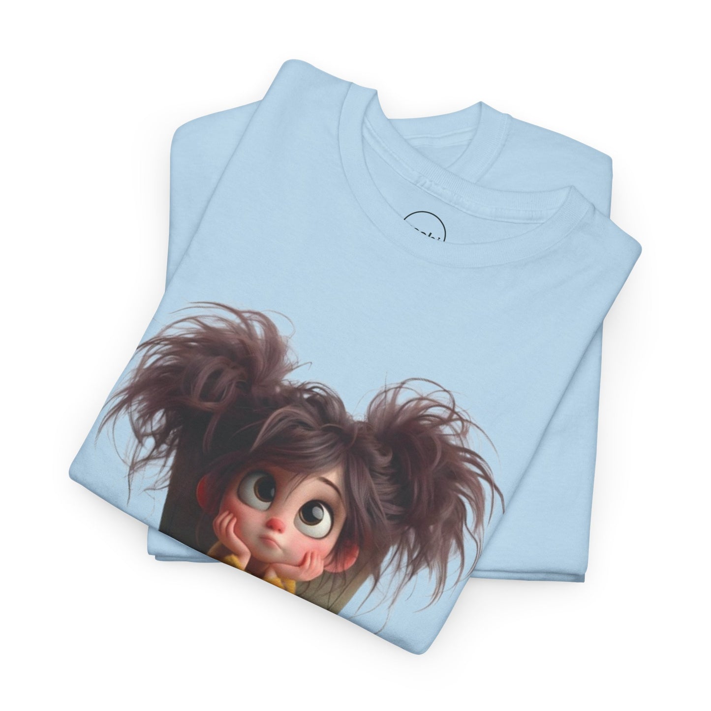 Playful Cartoon Tee for Kids, Fun Graphic Shirt, Unisex Cotton Tee, Whimsical Kid’s Apparel, Birthday Gift, Everyday Wear