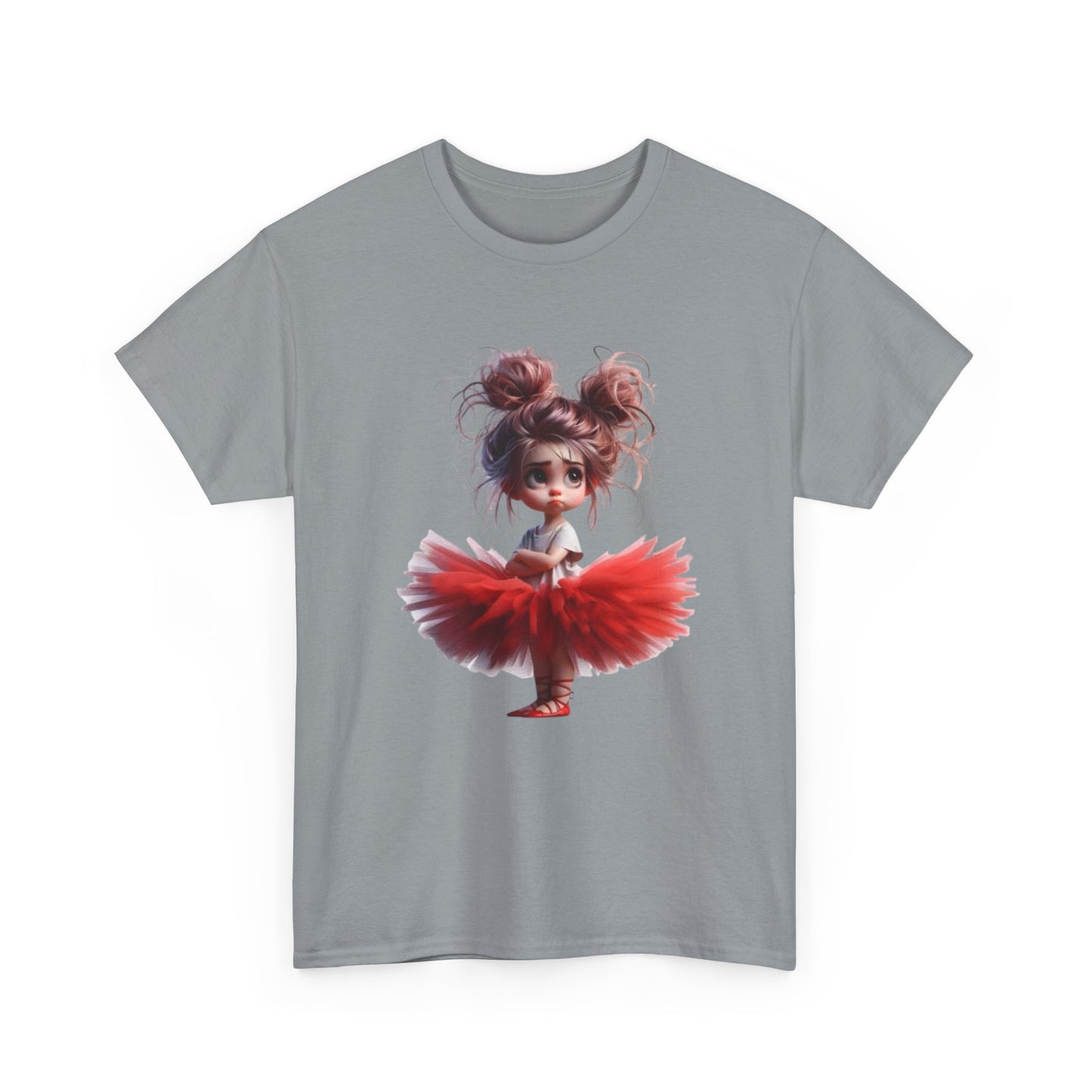Ballet Dancer Tee, Unisex Heavy Cotton Tee, Cute Graphic Tee, Gift for Dance Lovers, Fun Shirt for Kids, Artsy Casual Wear