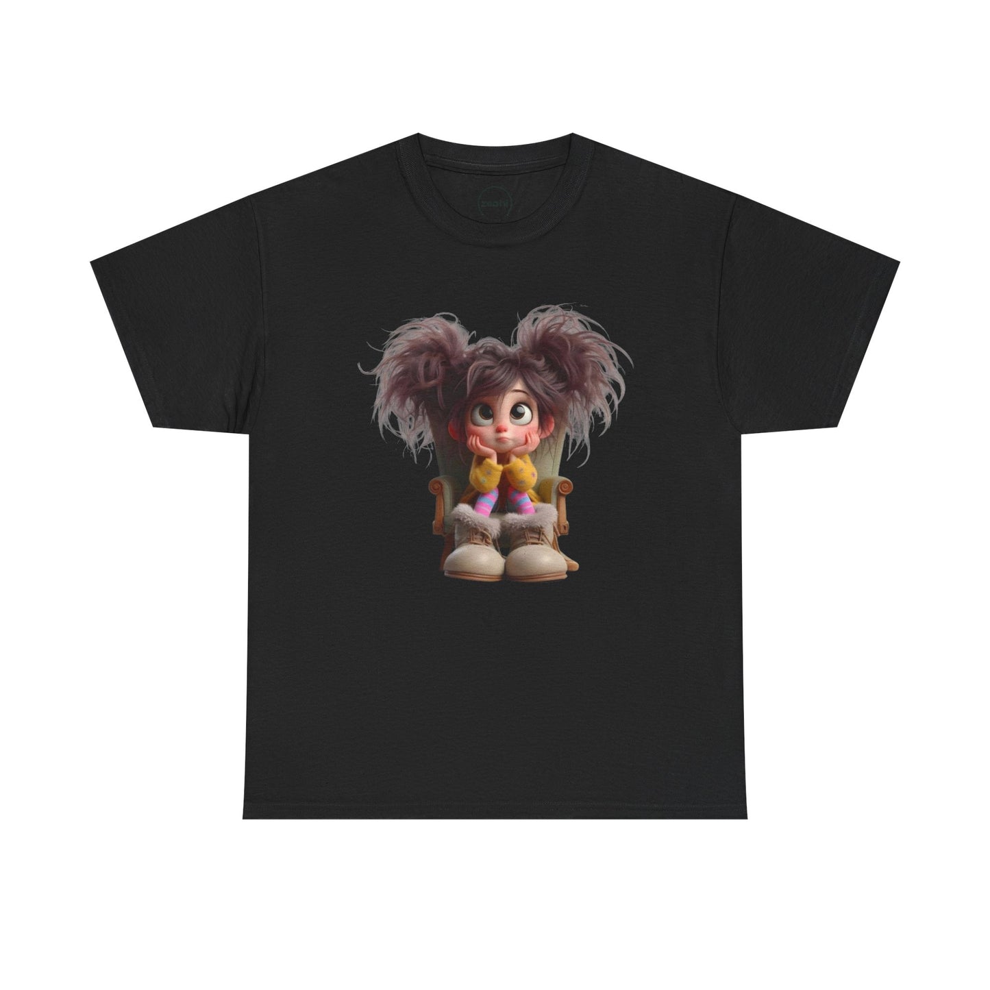 Playful Cartoon Tee for Kids, Fun Graphic Shirt, Unisex Cotton Tee, Whimsical Kid’s Apparel, Birthday Gift, Everyday Wear