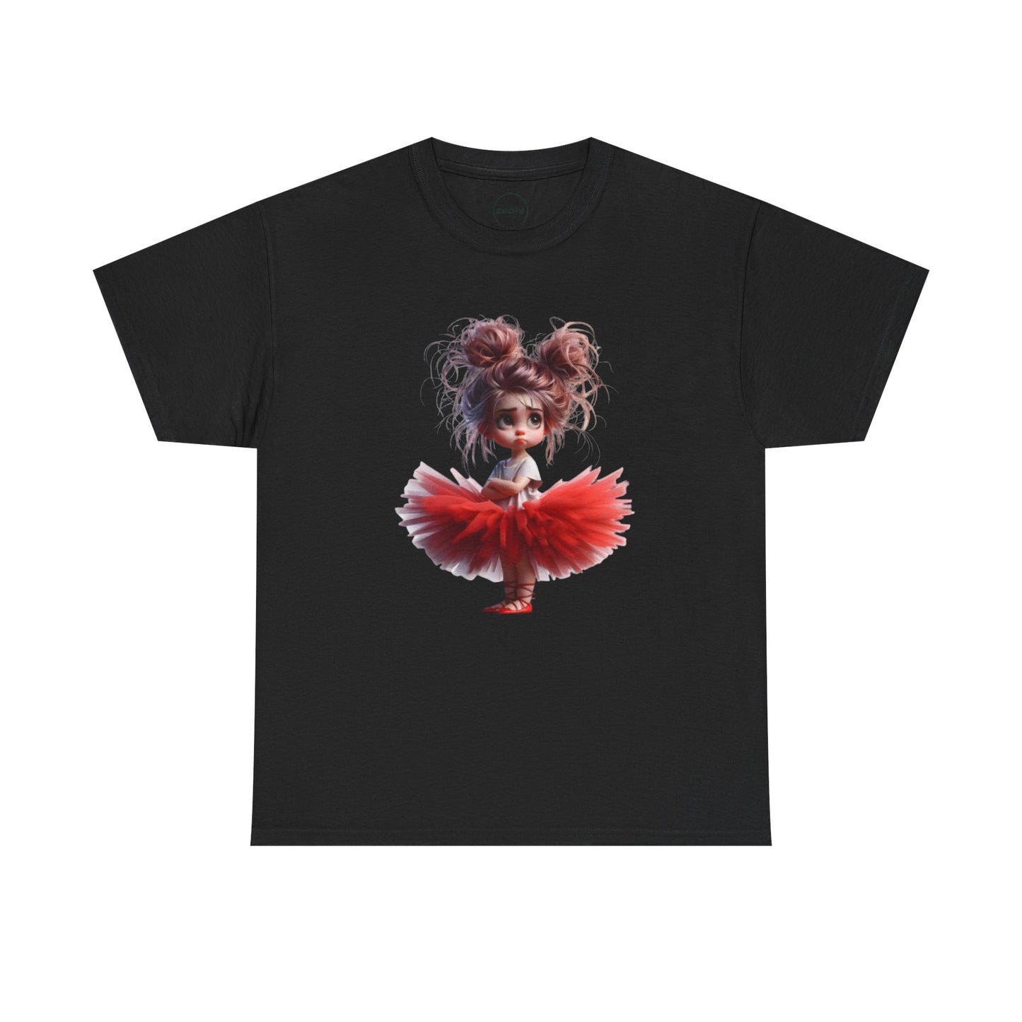 Ballet Dancer Tee, Unisex Heavy Cotton Tee, Cute Graphic Tee, Gift for Dance Lovers, Fun Shirt for Kids, Artsy Casual Wear