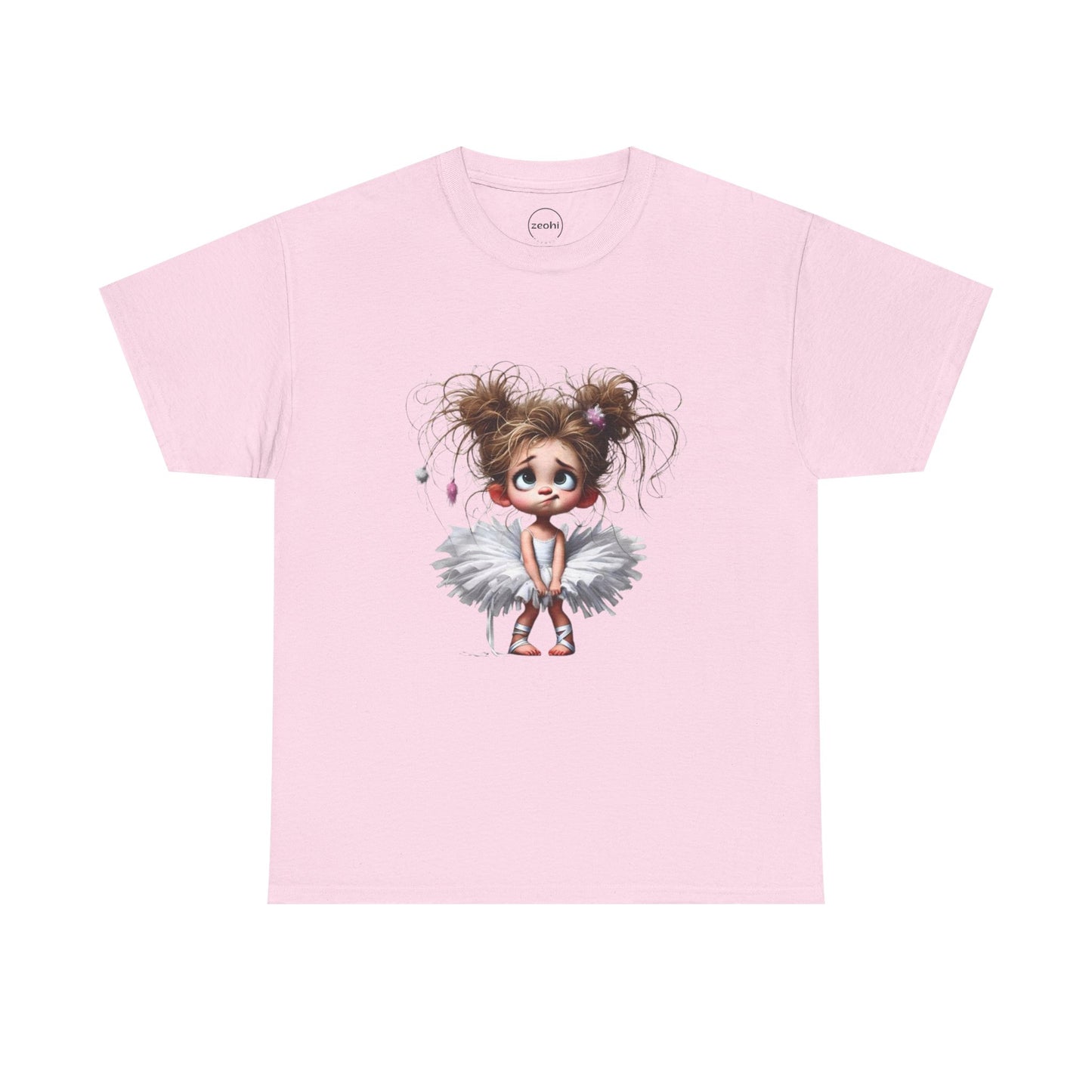 Cute Ballerina Tee - Fun Unisex Cotton Shirt for Dancers, Birthdays, Gifts, Everyday Wear, Dance Events