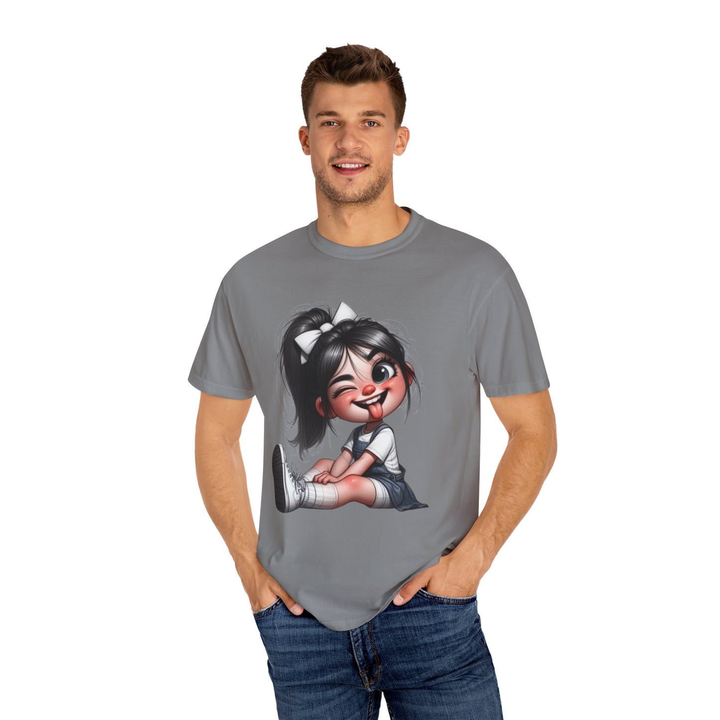 Cute Cartoon Character T-Shirt | Fun Graphic Tee, Gifts for Kids, Playful Style, Casual Wear, Birthday Apparel, Summer Fashion