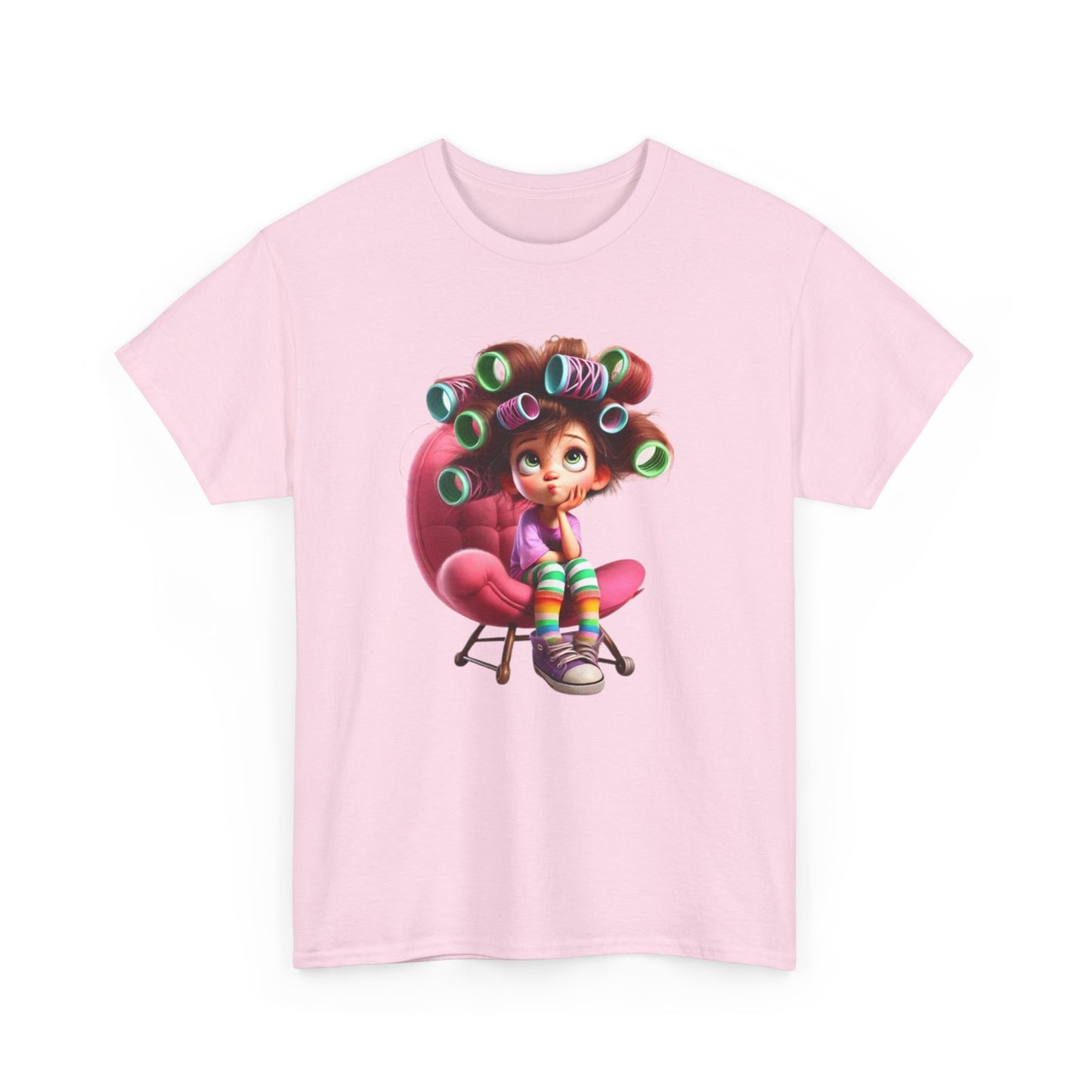 Cute Retro Cartoon Character Tee, Comfortable Cotton Tee, Gift for Kids, Fun Casual Wear, Birthday Gift, Holiday Apparel