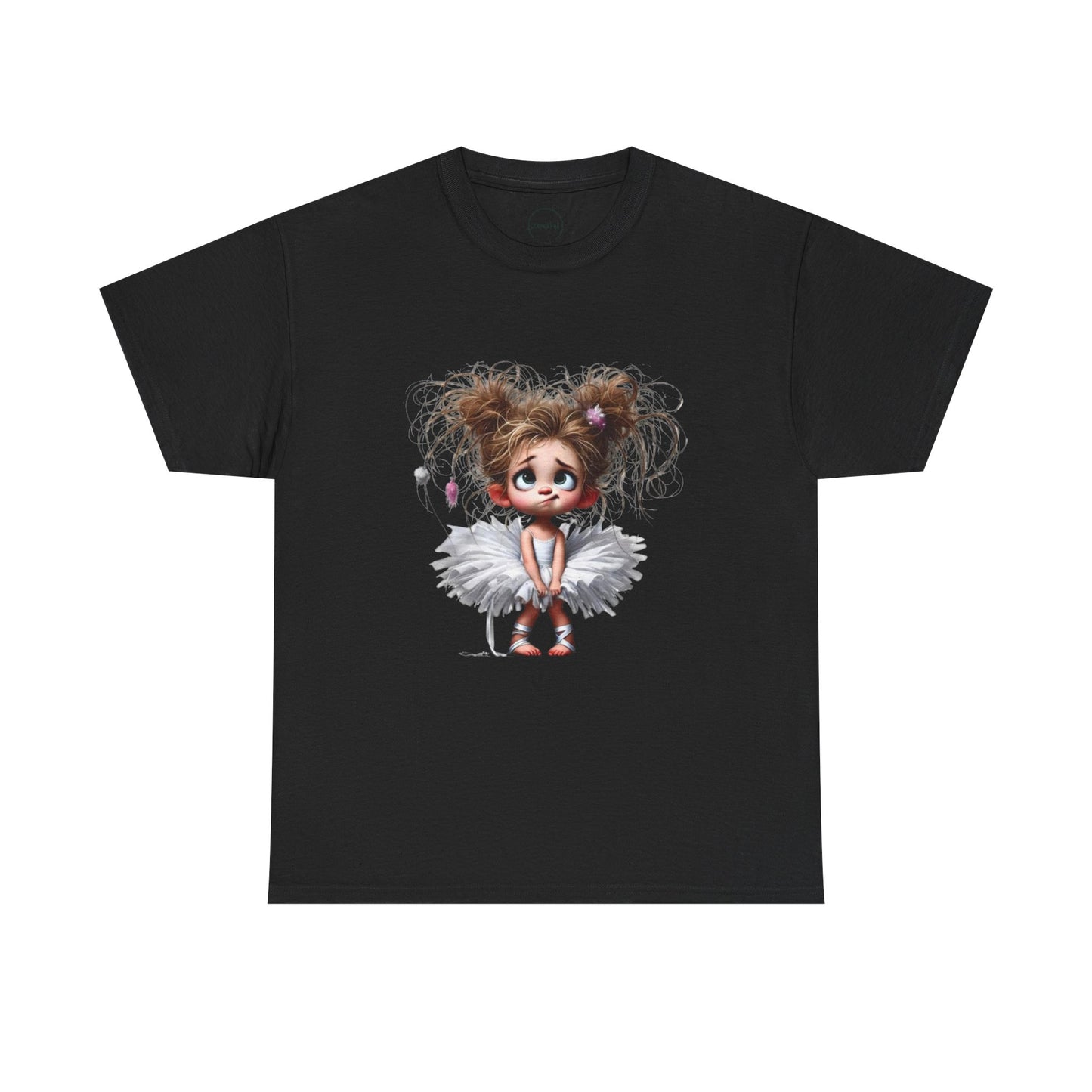 Cute Ballerina Tee - Fun Unisex Cotton Shirt for Dancers, Birthdays, Gifts, Everyday Wear, Dance Events