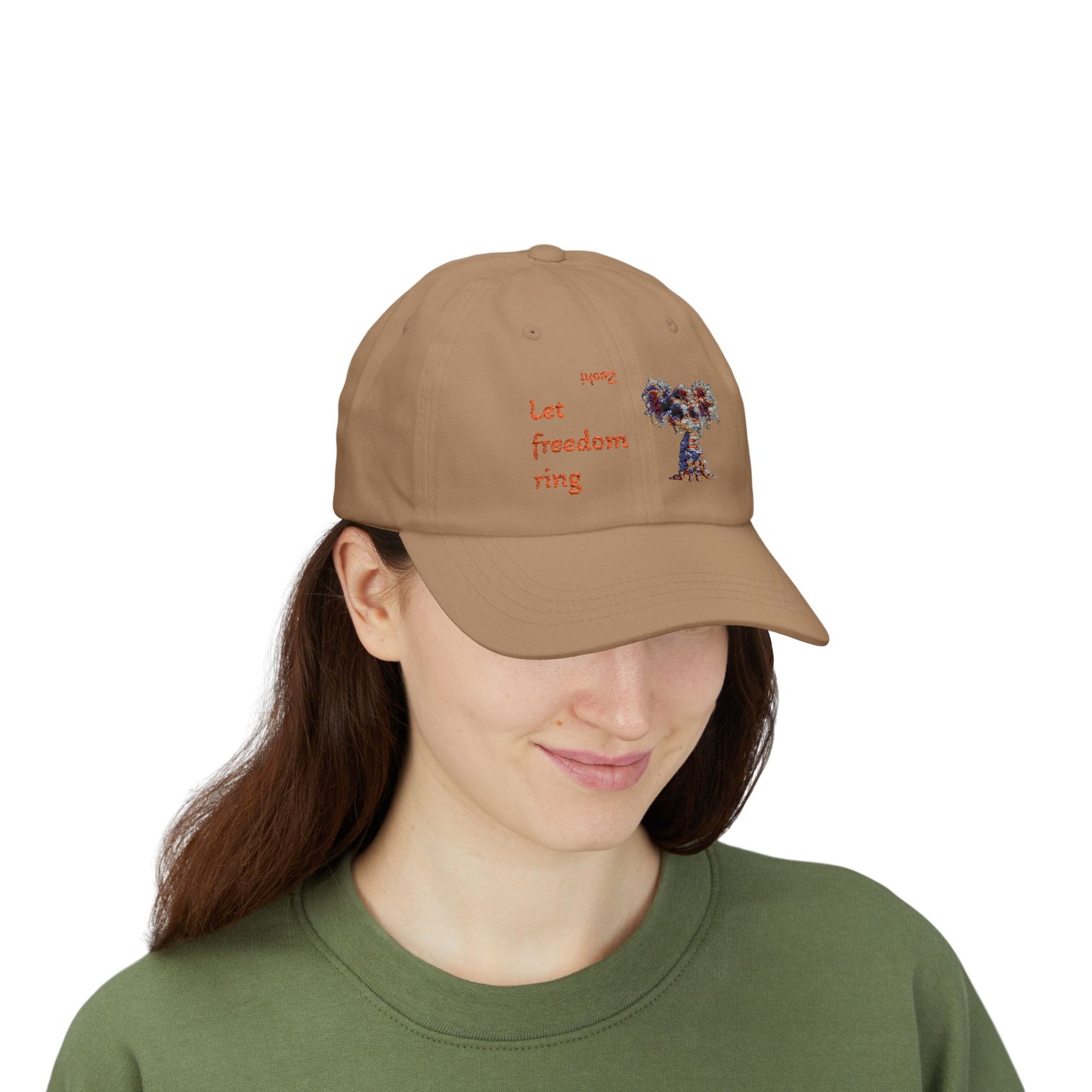 Patriotic Dad Cap - Let Freedom Ring, Adjustable Hat for BBQs, Outdoor Events, Gifts for Dad, Casual Summer Accessory