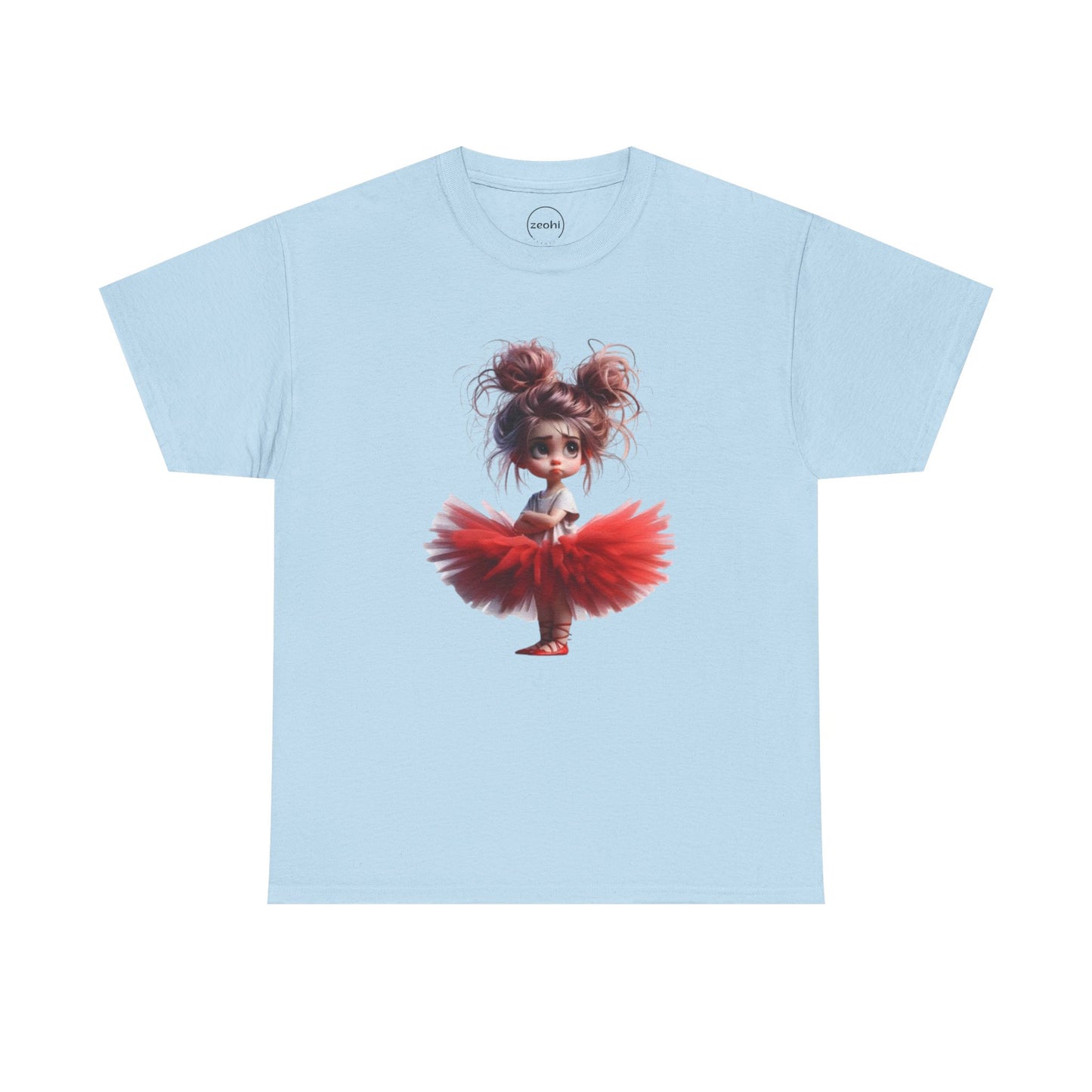 Ballet Dancer Tee, Unisex Heavy Cotton Tee, Cute Graphic Tee, Gift for Dance Lovers, Fun Shirt for Kids, Artsy Casual Wear