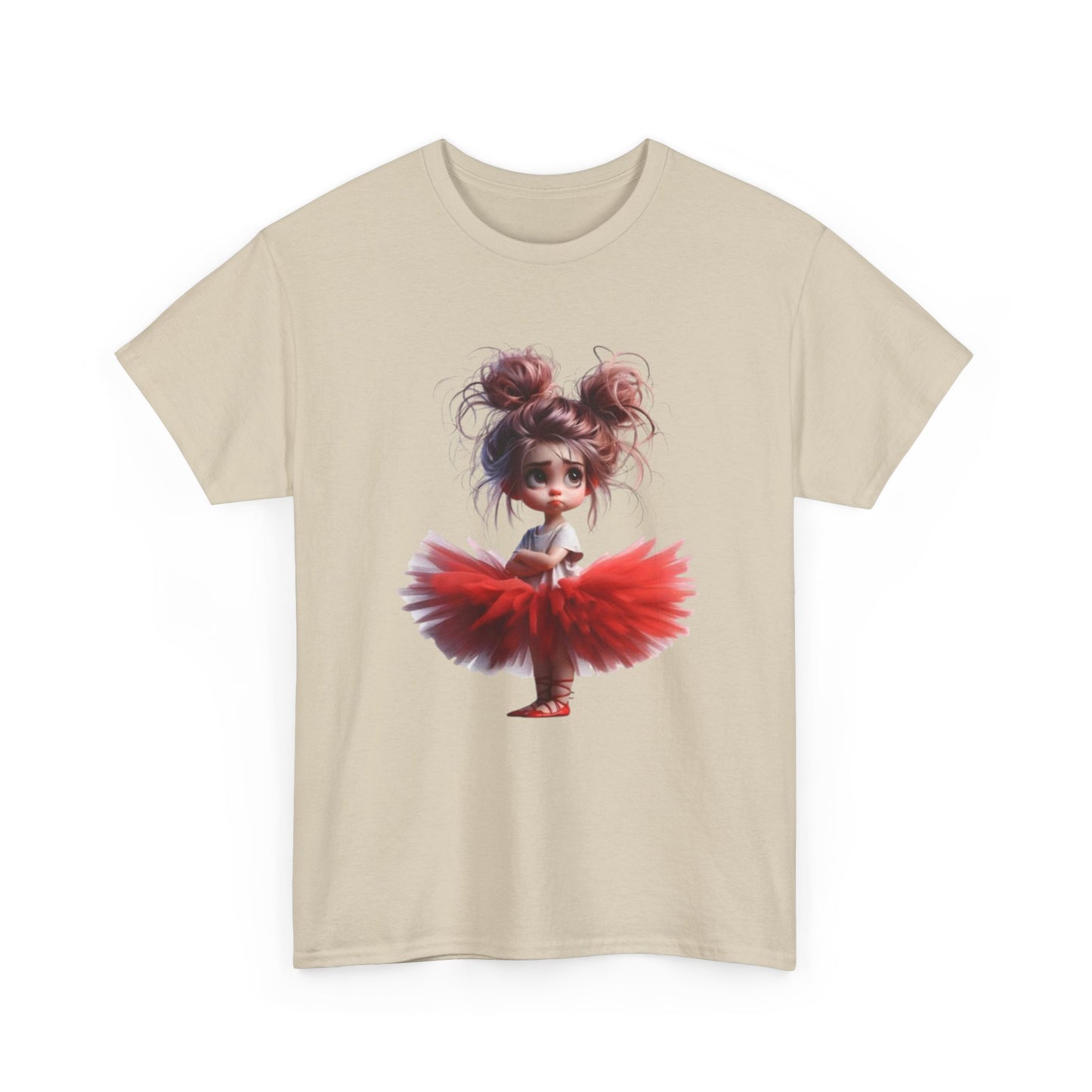 Ballet Dancer Tee, Unisex Heavy Cotton Tee, Cute Graphic Tee, Gift for Dance Lovers, Fun Shirt for Kids, Artsy Casual Wear