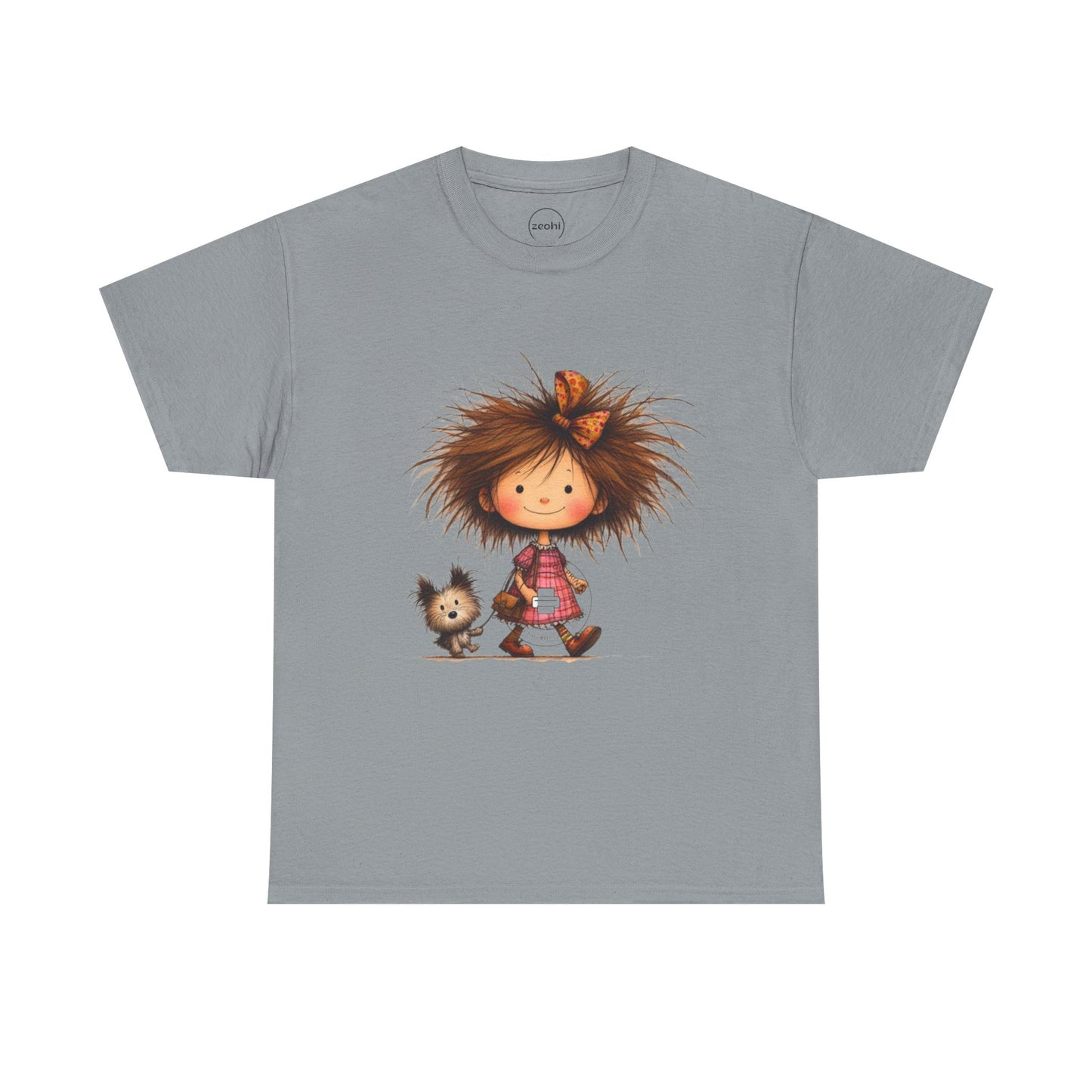 Whimsical Animal Friends Tee, Cute Graphic Tee, Family Gift, Birthday Gift, Fun Kids Apparel, Playful Cotton Shirt
