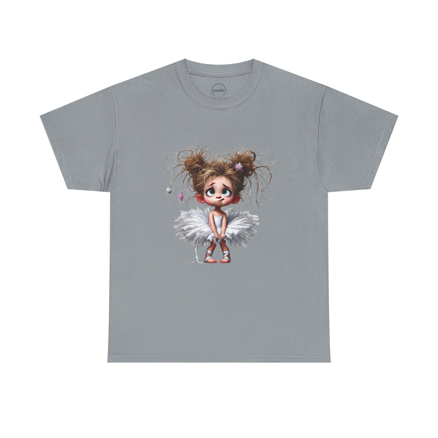 Cute Ballerina Tee - Fun Unisex Cotton Shirt for Dancers, Birthdays, Gifts, Everyday Wear, Dance Events