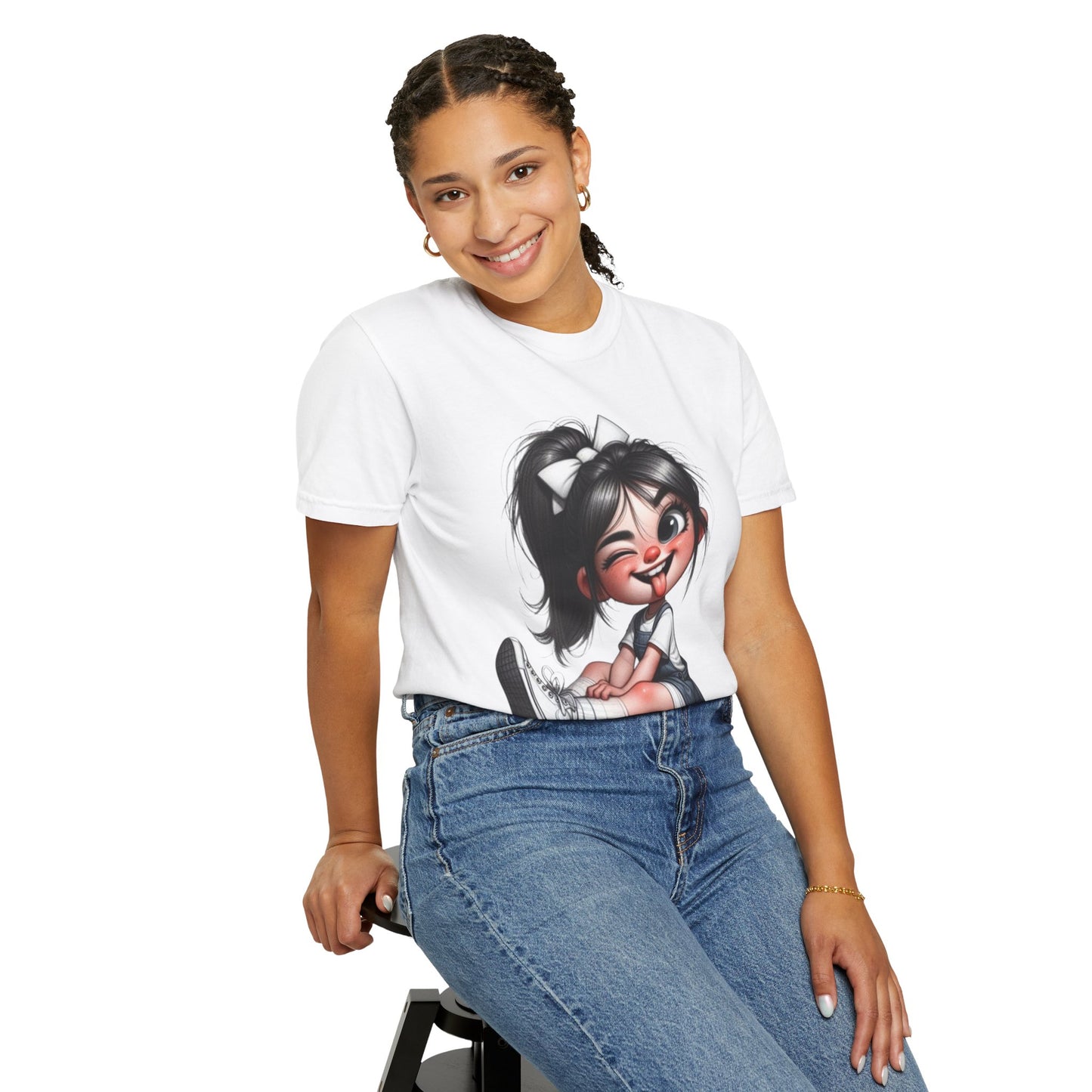 Cute Cartoon Character T-Shirt | Fun Graphic Tee, Gifts for Kids, Playful Style, Casual Wear, Birthday Apparel, Summer Fashion