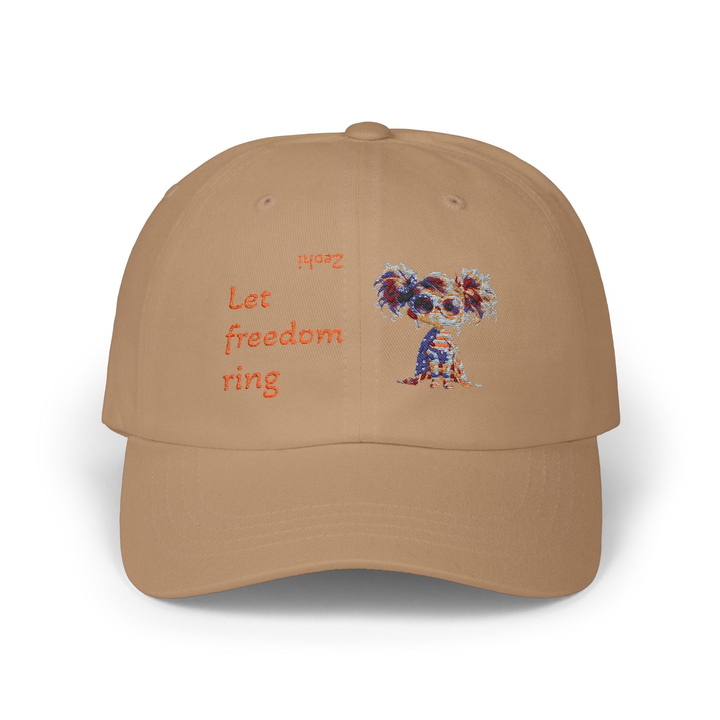 Patriotic Dad Cap - Let Freedom Ring, Adjustable Hat for BBQs, Outdoor Events, Gifts for Dad, Casual Summer Accessory