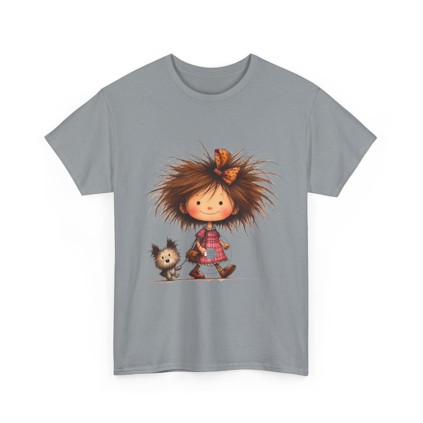 Whimsical Animal Friends Tee, Cute Graphic Tee, Family Gift, Birthday Gift, Fun Kids Apparel, Playful Cotton Shirt