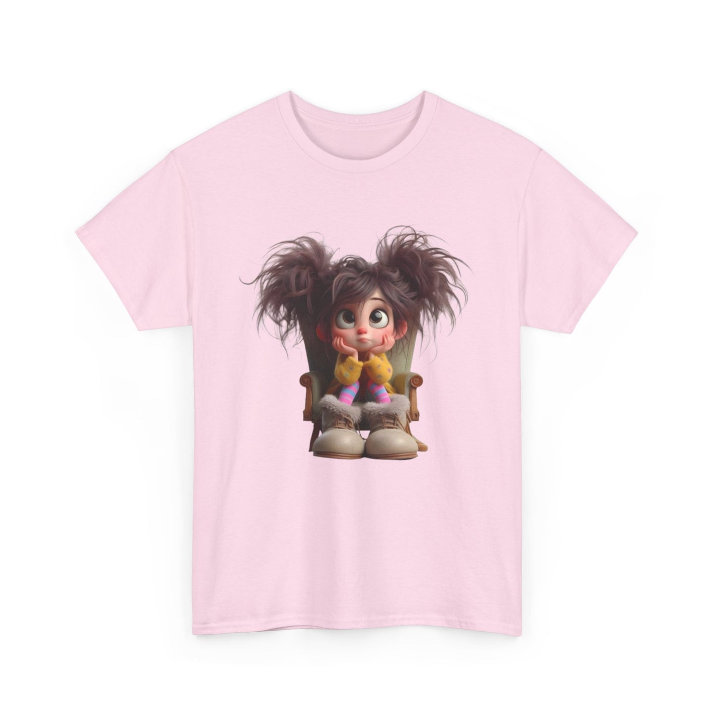 Playful Cartoon Tee for Kids, Fun Graphic Shirt, Unisex Cotton Tee, Whimsical Kid’s Apparel, Birthday Gift, Everyday Wear