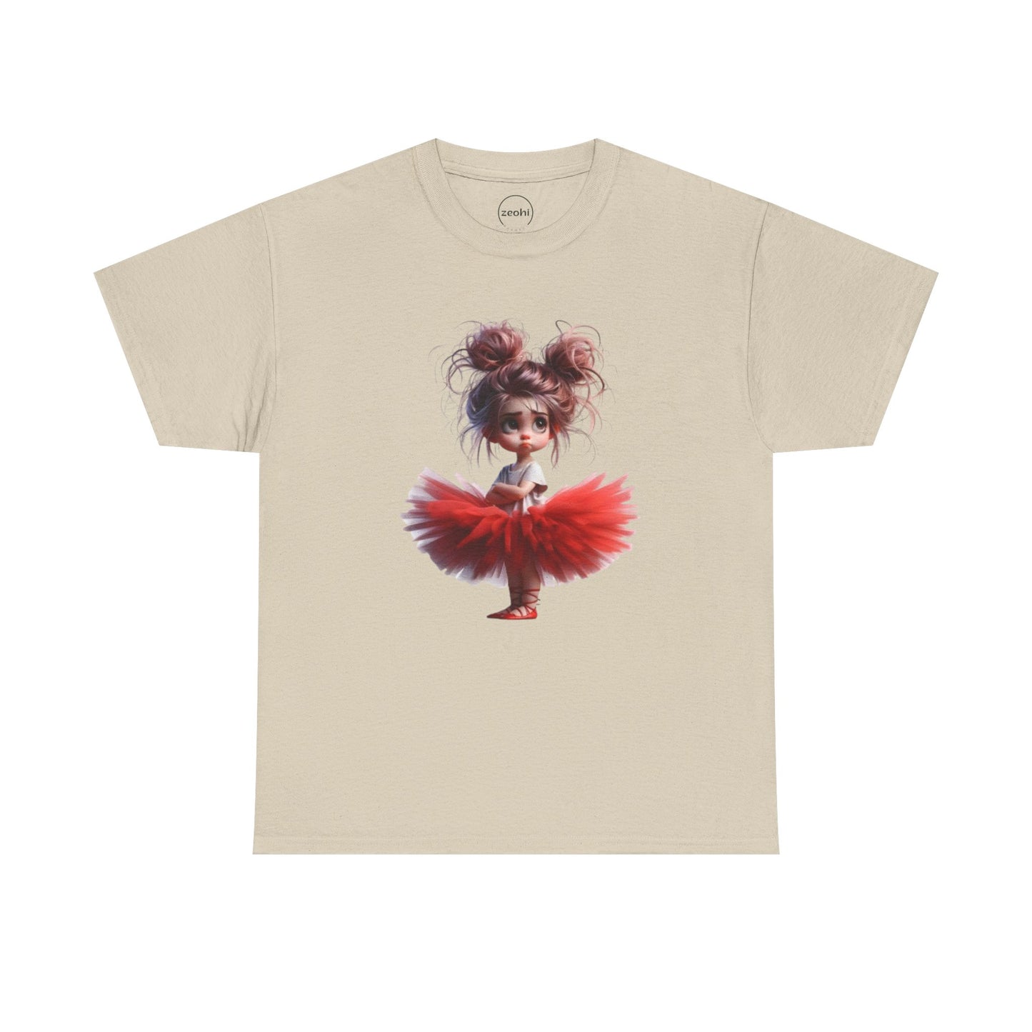 Ballet Dancer Tee, Unisex Heavy Cotton Tee, Cute Graphic Tee, Gift for Dance Lovers, Fun Shirt for Kids, Artsy Casual Wear