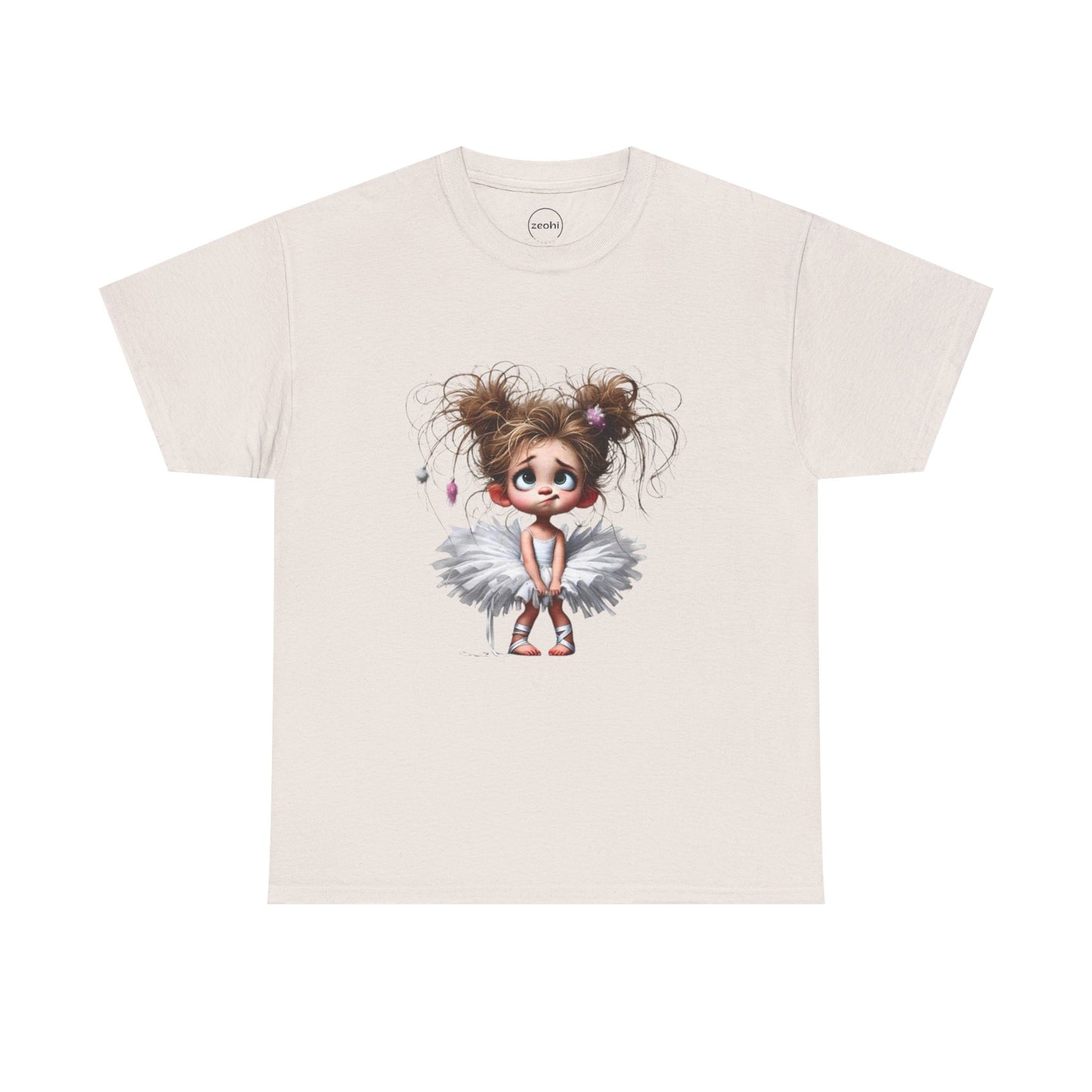 Cute Ballerina Tee - Fun Unisex Cotton Shirt for Dancers, Birthdays, Gifts, Everyday Wear, Dance Events