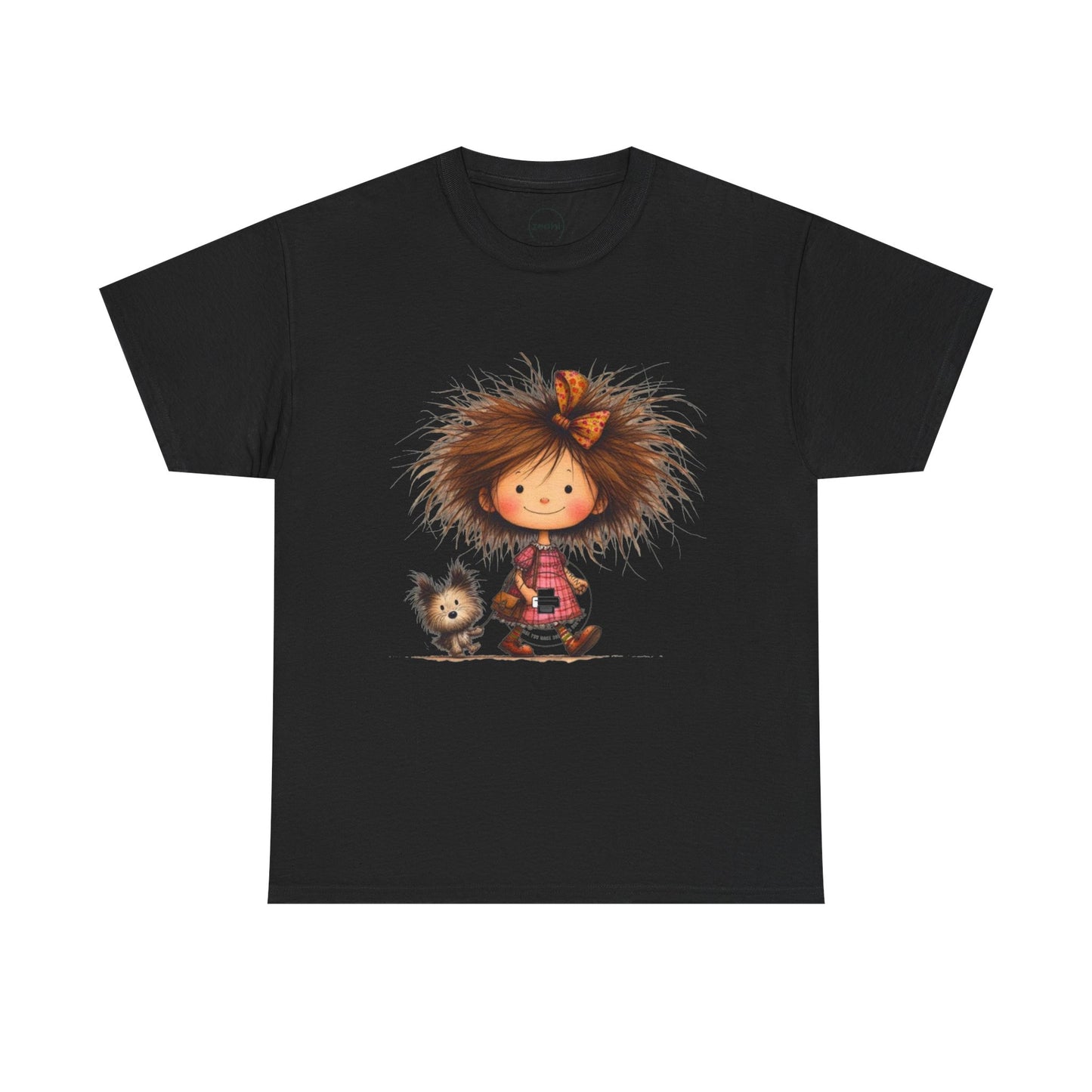 Whimsical Animal Friends Tee, Cute Graphic Tee, Family Gift, Birthday Gift, Fun Kids Apparel, Playful Cotton Shirt