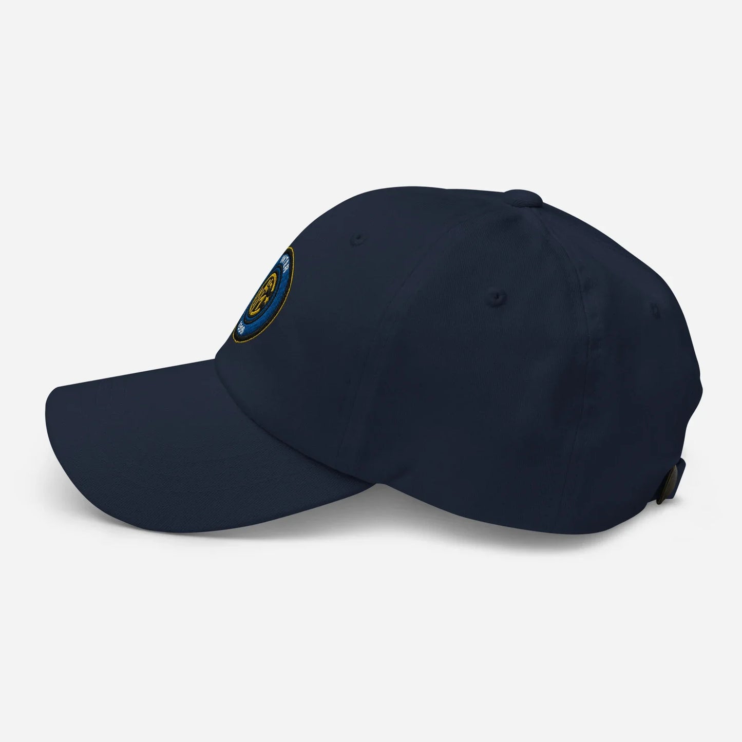 Nerazzurri | Adult low cut cotton twill baseball cap, Inter Milan baseball cap, Inter Milan hat, Baseball cap, Soccer cap.