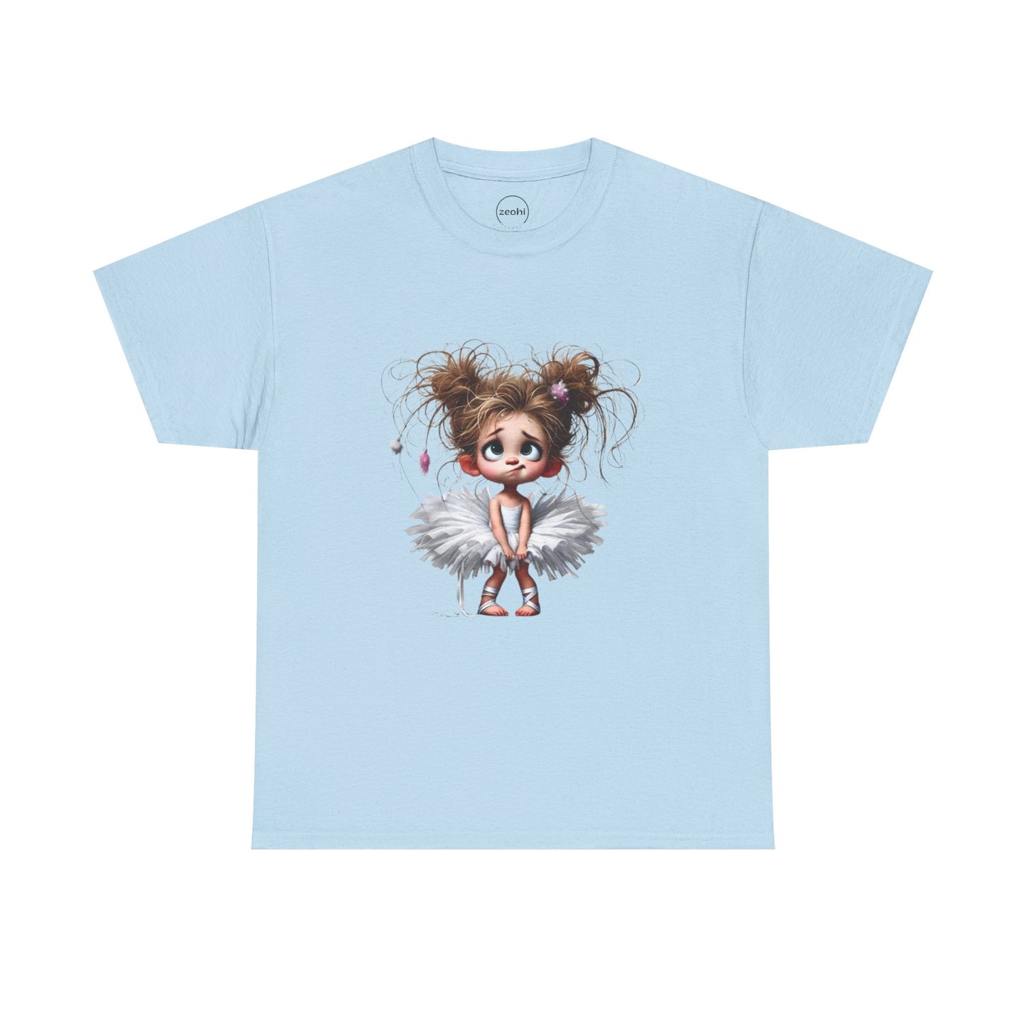 Cute Ballerina Tee - Fun Unisex Cotton Shirt for Dancers, Birthdays, Gifts, Everyday Wear, Dance Events