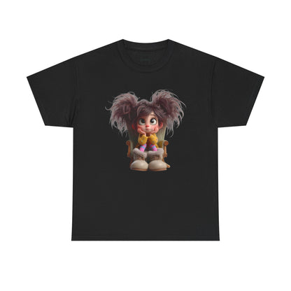 Playful Cartoon Tee for Kids, Fun Graphic Shirt, Unisex Cotton Tee, Whimsical Kid’s Apparel, Birthday Gift, Everyday Wear