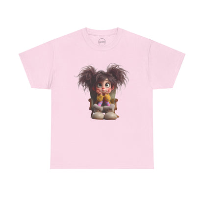 Playful Cartoon Tee for Kids, Fun Graphic Shirt, Unisex Cotton Tee, Whimsical Kid’s Apparel, Birthday Gift, Everyday Wear