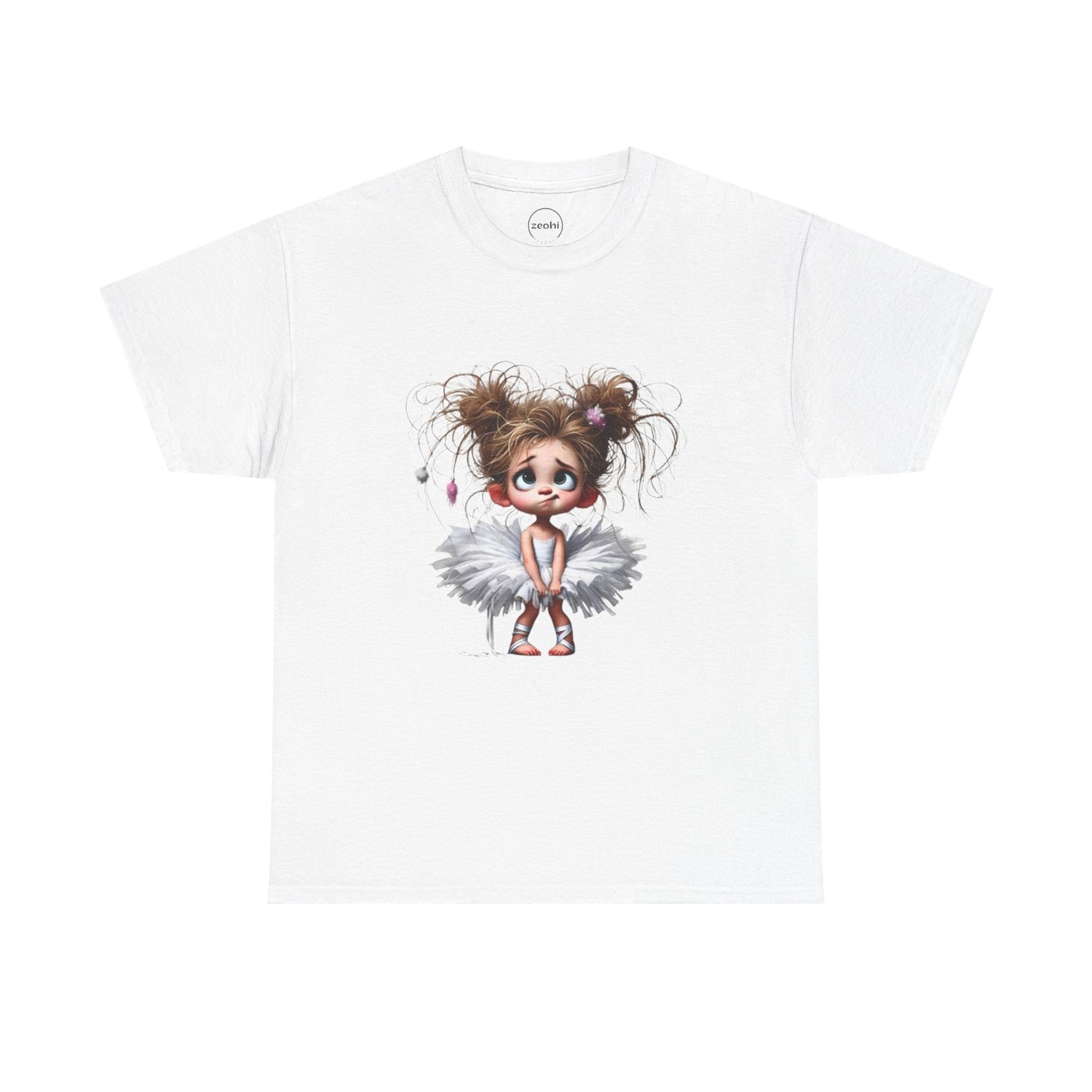 Cute Ballerina Tee - Fun Unisex Cotton Shirt for Dancers, Birthdays, Gifts, Everyday Wear, Dance Events
