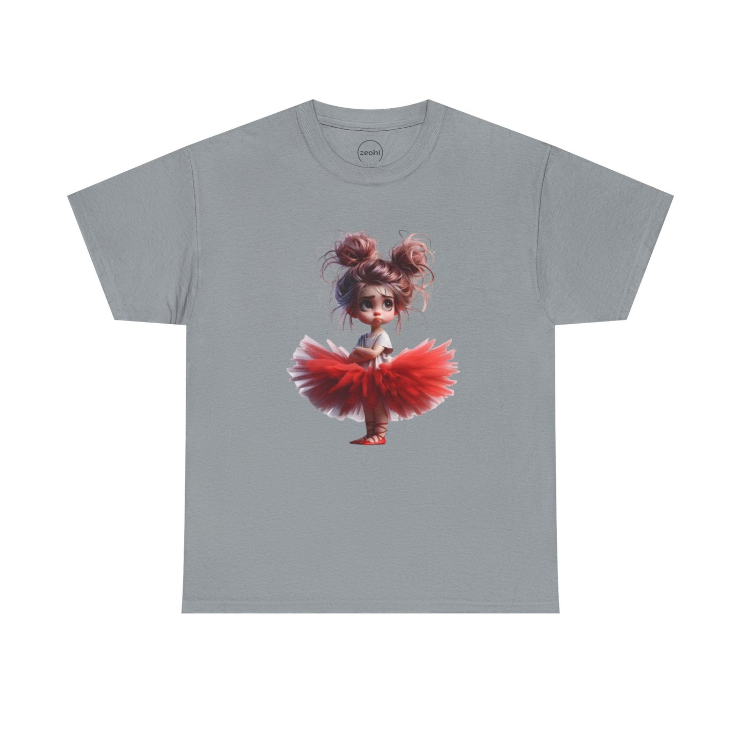 Ballet Dancer Tee, Unisex Heavy Cotton Tee, Cute Graphic Tee, Gift for Dance Lovers, Fun Shirt for Kids, Artsy Casual Wear