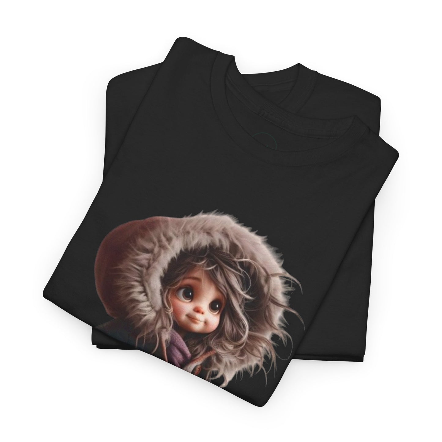 Whimsical Character Cotton Tee, Cozy Graphic Tee, Fun Casual Wear, Gift for Kids, Cartoon Apparel, Playful Outfit