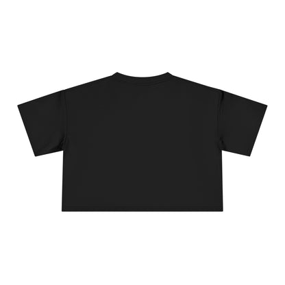 Adorable Cartoon Girl Women's Crop Tee, Cute Crop Top, Casual Summer Tee, Gift for Her, Fun Graphic Tee, Trendy Outfit