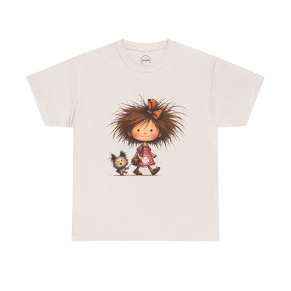 Whimsical Animal Friends Tee, Cute Graphic Tee, Family Gift, Birthday Gift, Fun Kids Apparel, Playful Cotton Shirt