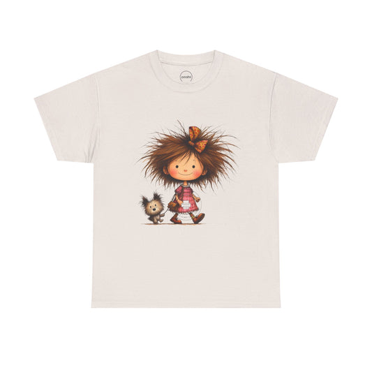 Whimsical Animal Friends Tee, Cute Graphic Tee, Family Gift, Birthday Gift, Fun Kids Apparel, Playful Cotton Shirt