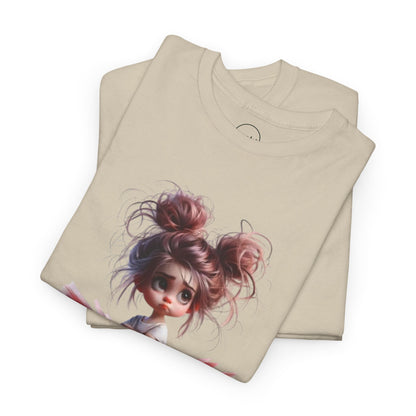 Ballet Dancer Tee, Unisex Heavy Cotton Tee, Cute Graphic Tee, Gift for Dance Lovers, Fun Shirt for Kids, Artsy Casual Wear