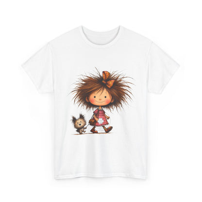 Whimsical Animal Friends Tee, Cute Graphic Tee, Family Gift, Birthday Gift, Fun Kids Apparel, Playful Cotton Shirt