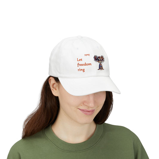 Patriotic Dad Cap - Let Freedom Ring, Adjustable Hat for BBQs, Outdoor Events, Gifts for Dad, Casual Summer Accessory
