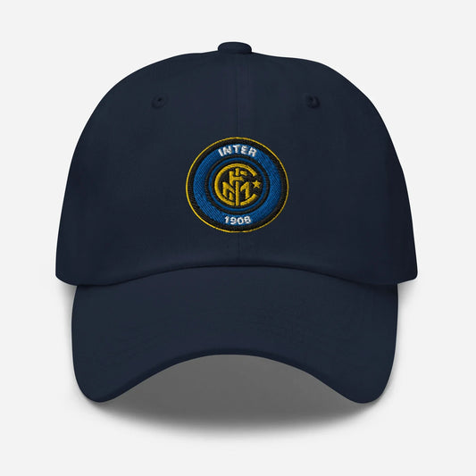 Nerazzurri | Adult low cut cotton twill baseball cap, Inter Milan baseball cap, Inter Milan hat, Baseball cap, Soccer cap.