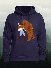 Man vs. Bear – Wilderness Showdown Hoodie