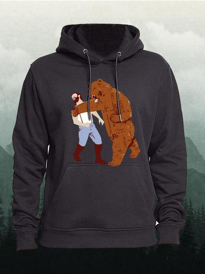 Man vs. Bear – Wilderness Showdown Hoodie